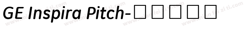 GE Inspira Pitch字体转换